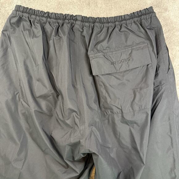 FootJoy DryJoys Golf Rain Pants Men’s XL Black Waterproof Windproof Ankle Zip - Picture 2 of 9